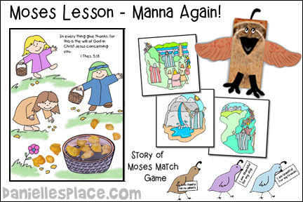 Moses Bible Lesson - Manna Again!