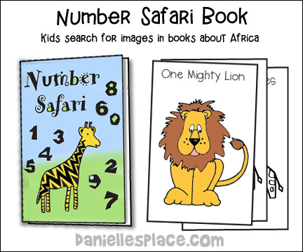 Number Safari Activity and Coloring Book