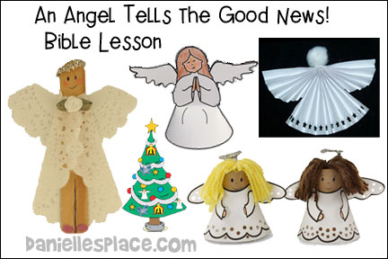 Christmas Tree Story - An Angel Tells The Good News Bible Lesson