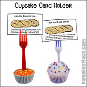 Cupcake recipe Card Holder Craft