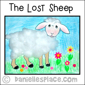 The Lost Sheep - Cotton Ball Craft for Kids