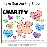 Love Bug Activity Sheet