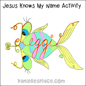 Jesus Knows My Name Activity 1