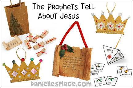 Christmas Story Tree- The Prophets Tell About Jesus Bible Lesson for Children from www.daniellesplace.com