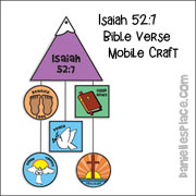 Isaiah 52 Great Commission Mobile Craft