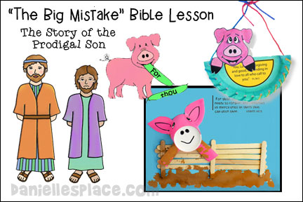 ABC, I Believe - Pig Bible Lesson for Homeschool from www.daniellesplace.com