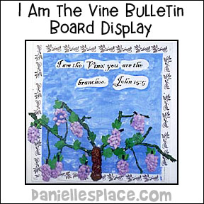 I am the Vine Bulletin Board Display fromw ww.daniellesplace.com