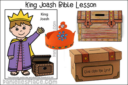 King Joash Bible Crafts and Bible Lesson
