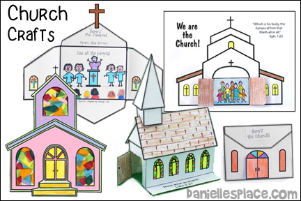 Church Crafts, We Are the Church Craft for Children's Ministry