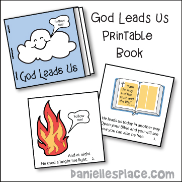 God Leads Us Printable Mini Book for Children's Ministry