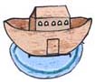 sunday school paper plate noahs ark bible craft