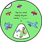 Elijah Picture story wheel Bible Game