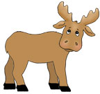 Moose Paper Craft for Kids