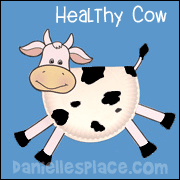 Paper Plate cow craft for Sunday School from www.daniellesplace.com