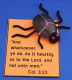 sunday school homeschool Dung Beetle Craft