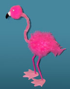 Sunday School flamingo Bible craft