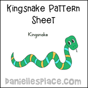 pattern snake worksheet