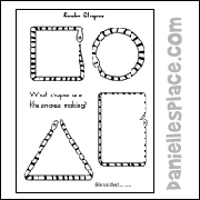 snake shape worksheet