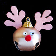 Reindeer Bell Ornament