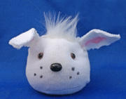 Dog Head Sock Doll