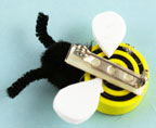 Foam Bee Craft for kids from www.daniellesplace.com