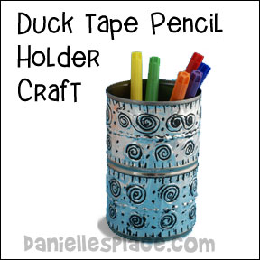 Come Together Kids: Duck Tape Notebooks with Pencil Holder