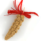 millet bird ornament