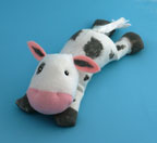 Cow beanbag craft