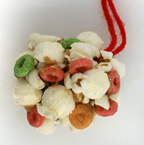 popcorn peanut ball ornament 