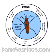 Keep your eyes on Jesus Water Strider Game from www.daniellesplace.com