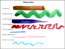 Drawing Lines Activity for Christian Homeschool Art Lessons