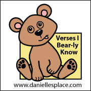 Verses I barely know Bible Verse Review Printable www.daniellesplace.com