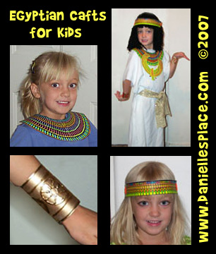 Egyptian Crafts and Leaning Activities for Children from www.daniellesplace.com 