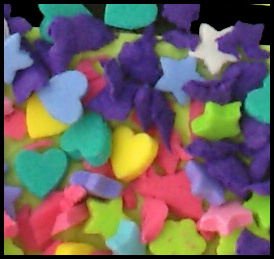 confetti closeup