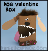 Mad Dog Valentine's Day Box Craft