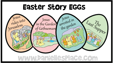 Easter Bible Craft - Easter Story Eggs www.daniellesplace.com