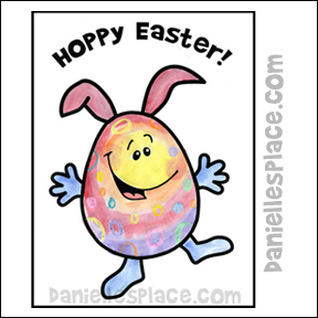 Hoppy Easter Activity Sheet www.daniellesplace.com