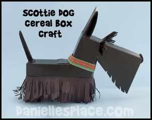 Scottie Dog Cereal Box Craft for Kids www.daniellesplace.com