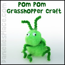 grasshopper craft from www.daniellesplace.com