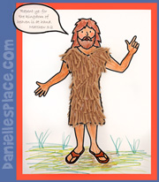 John the Baptist with Camel Hair Clothes Craft