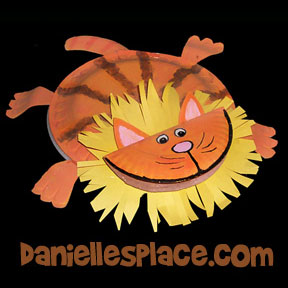 Lion Paper Plate Craft for Kids from www.daniellesplace.com