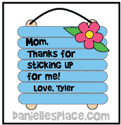 Mother's Day Craft for Kids from www.daniellesplace.com