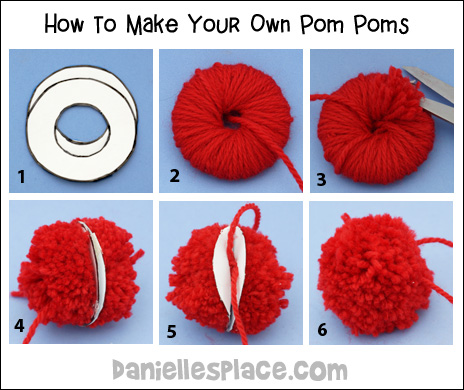 How to make pom poms from www.daniellesplace.com