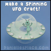 Alien Spinning toy craft