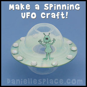 Spinning Space Ship Toy Craft for Kids from www.daniellesplace.com