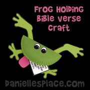 Frog Paper Plate Craft from www.daniellesplace.com