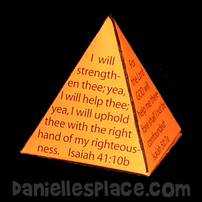 Bible verse pyramid