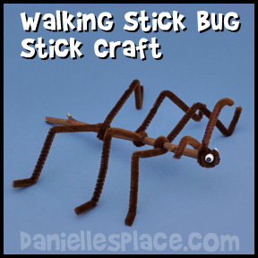 Walking Stick Craft from www.daniellesplace.com