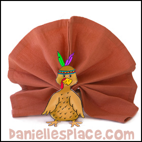 Thanksgiving Craft - Turkey Craft - Thanksgiving Turkey Place Holder Craft from www.danillesplace.com