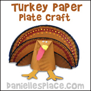 Turkey Paper Plate Craft